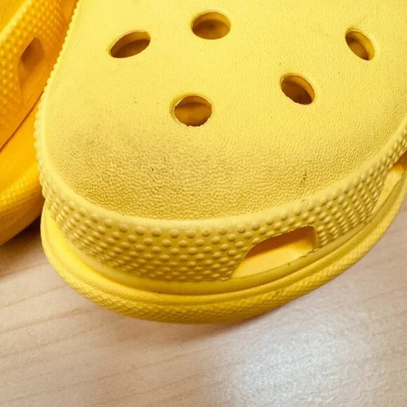 Crocs Classic Bae Platform Clogs, Women's Size 8, Slip-On Comfort Yellow Gold - Picture 10 of 10